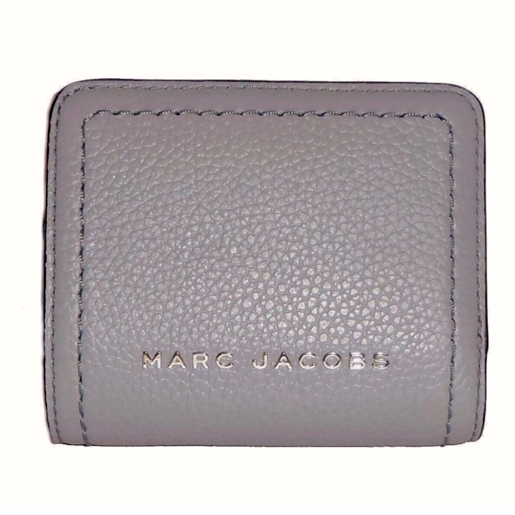 Marc Jacobs Gray & Black Bifold Wallet